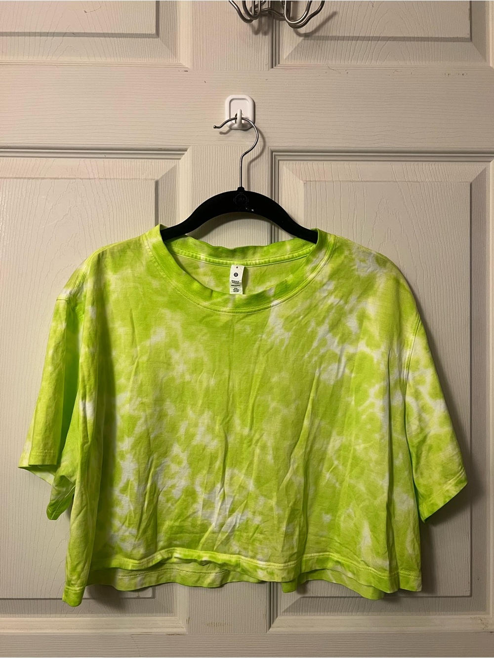 Lululemon All Yours Cropped tie Dye tee shirt - Picture 2 of 4